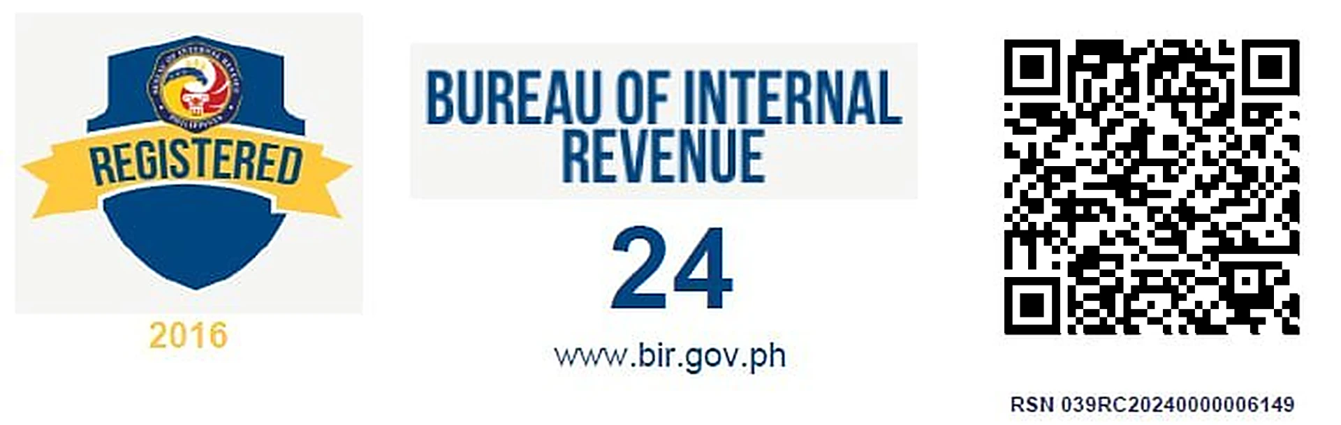 BIR Registered business — RSN 039RC20240000006149